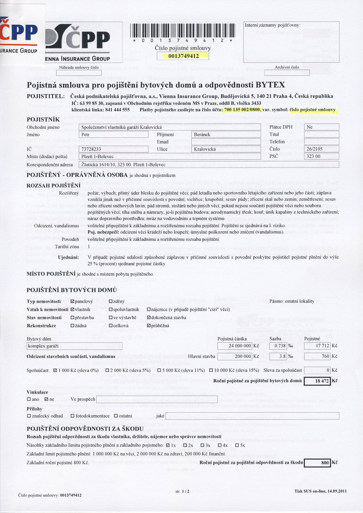 Pojistka z ČPP - 2011 (1)