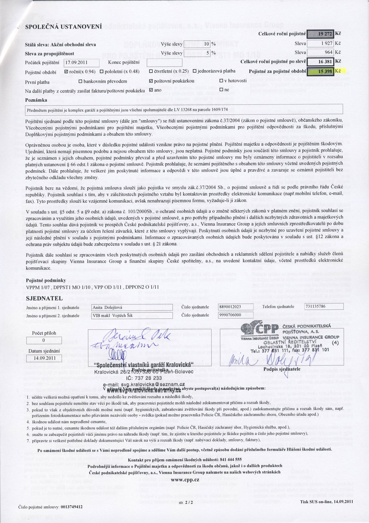 Pojistka z ČPP - 2011 (2)